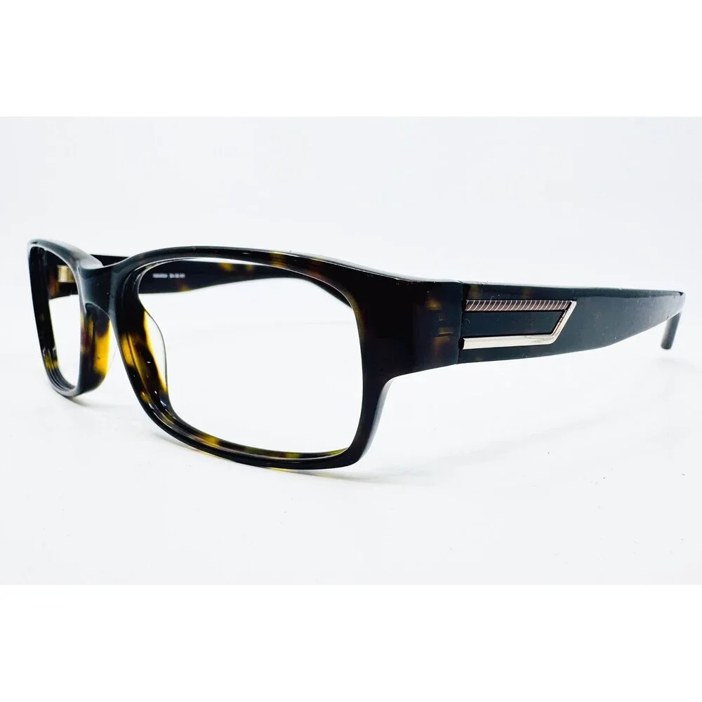 Kirkland Signature Eyeglasses Mens Havana Rectangle KS S.A.M 54-16-140